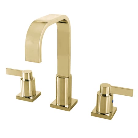 Fauceture NuvoFusion Widespread Bathroom Faucet, Polished Brass FSC8962NDL
